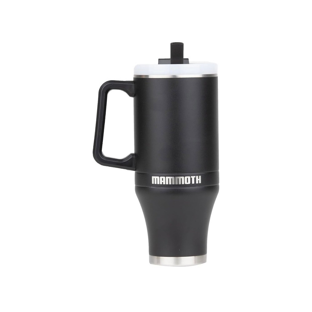 NEW Mammoth Ascent Black 40 oz Professional Tumbler with Handle Lid